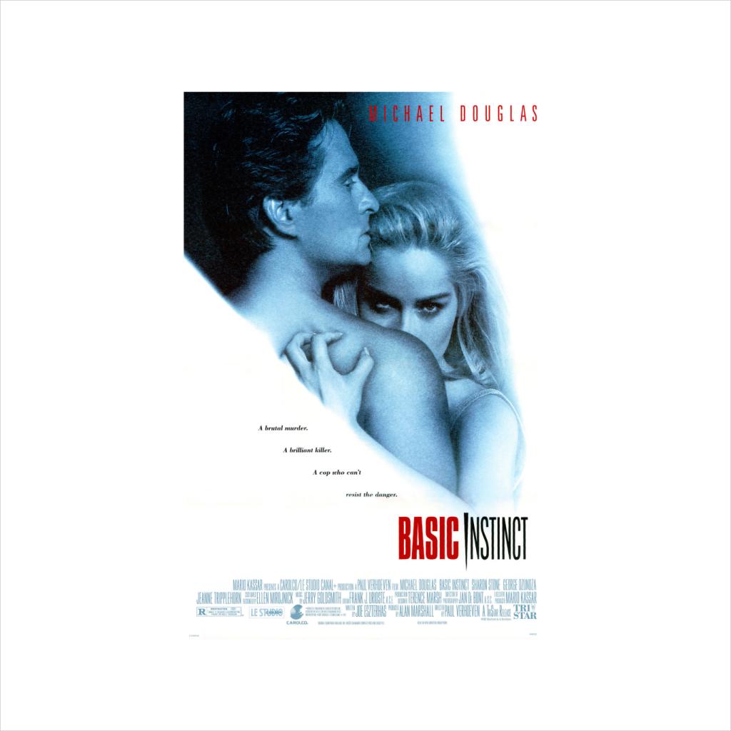 Basic Instinct Resist The Danger Theatrical Poster Women's Hooded Sweatshirt