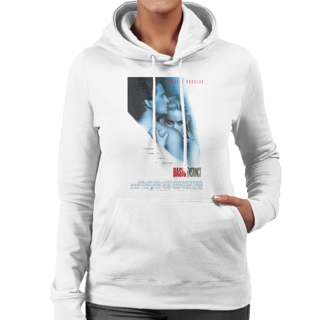 Basic Instinct Resist The Danger Theatrical Poster Women's Hooded Sweatshirt