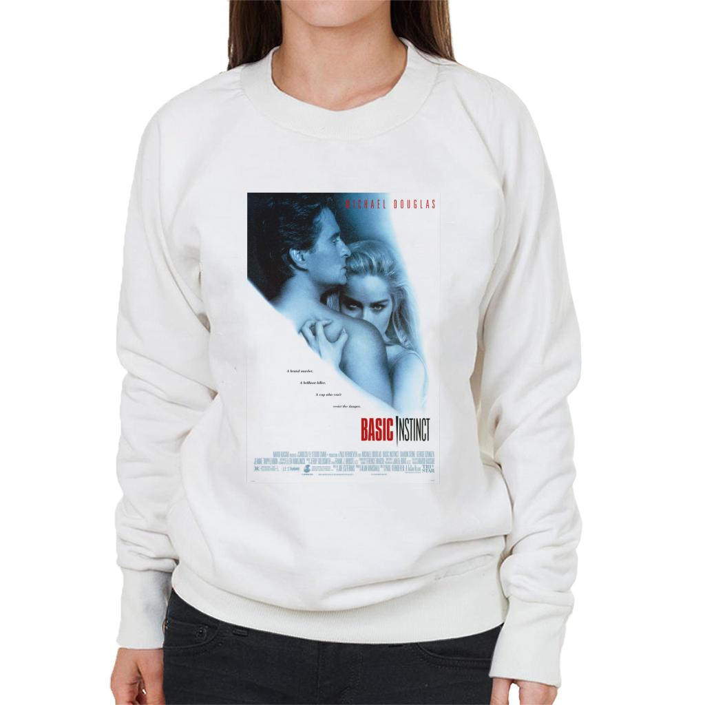 Basic Instinct Resist The Danger Theatrical Poster Women's Sweatshirt