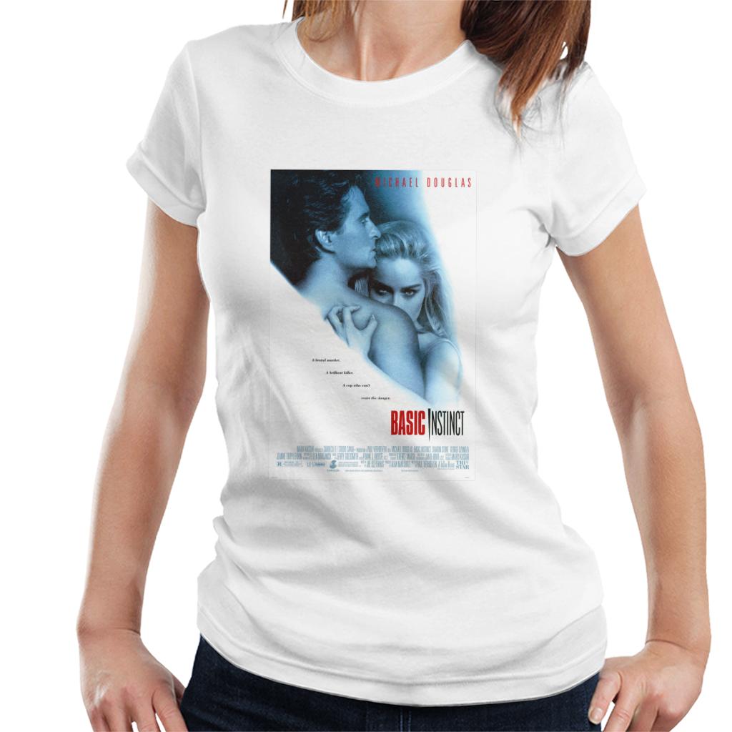 Basic Instinct Resist The Danger Theatrical Poster Women's T-Shirt