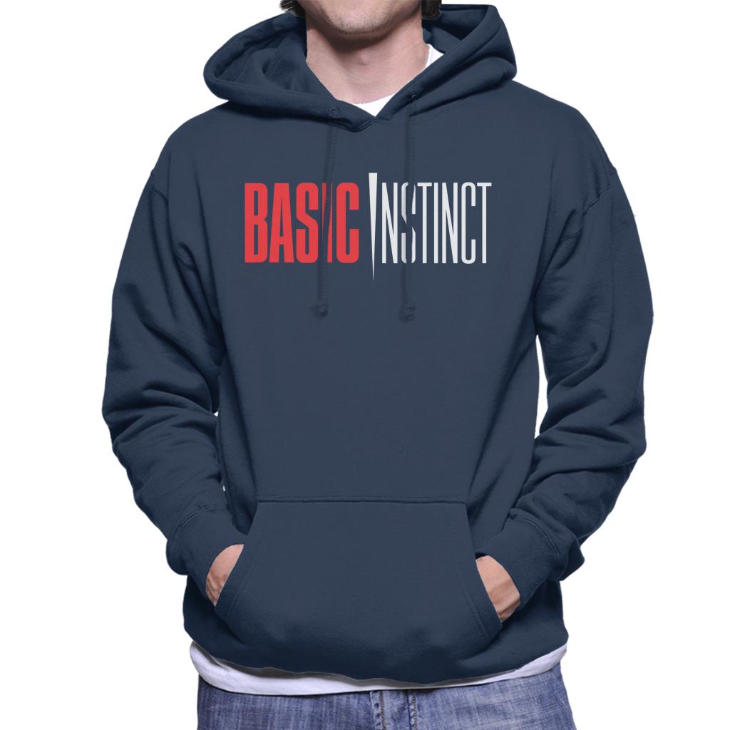 Basic Instinct Red And White Logo Men's Hooded Sweatshirt product image 6