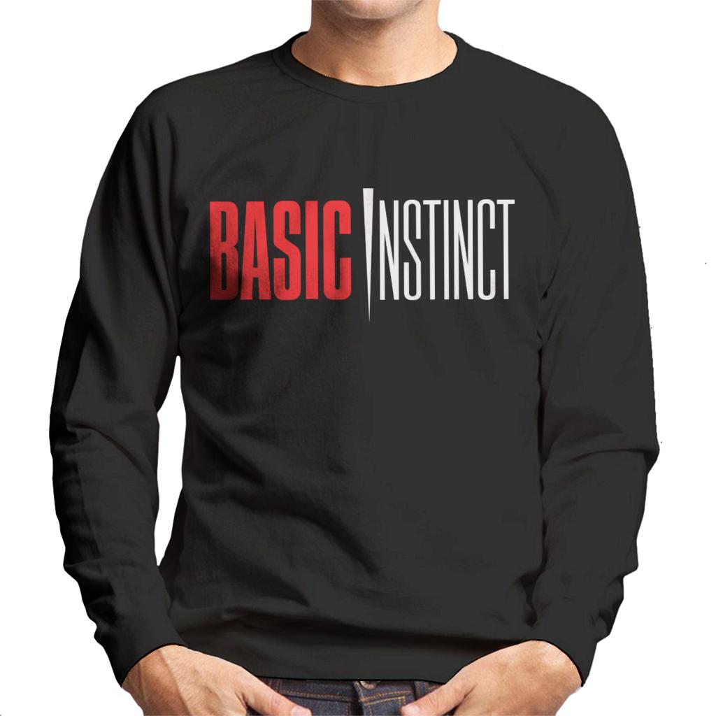 Basic Instinct Red And White Logo Men's Sweatshirt product image 1