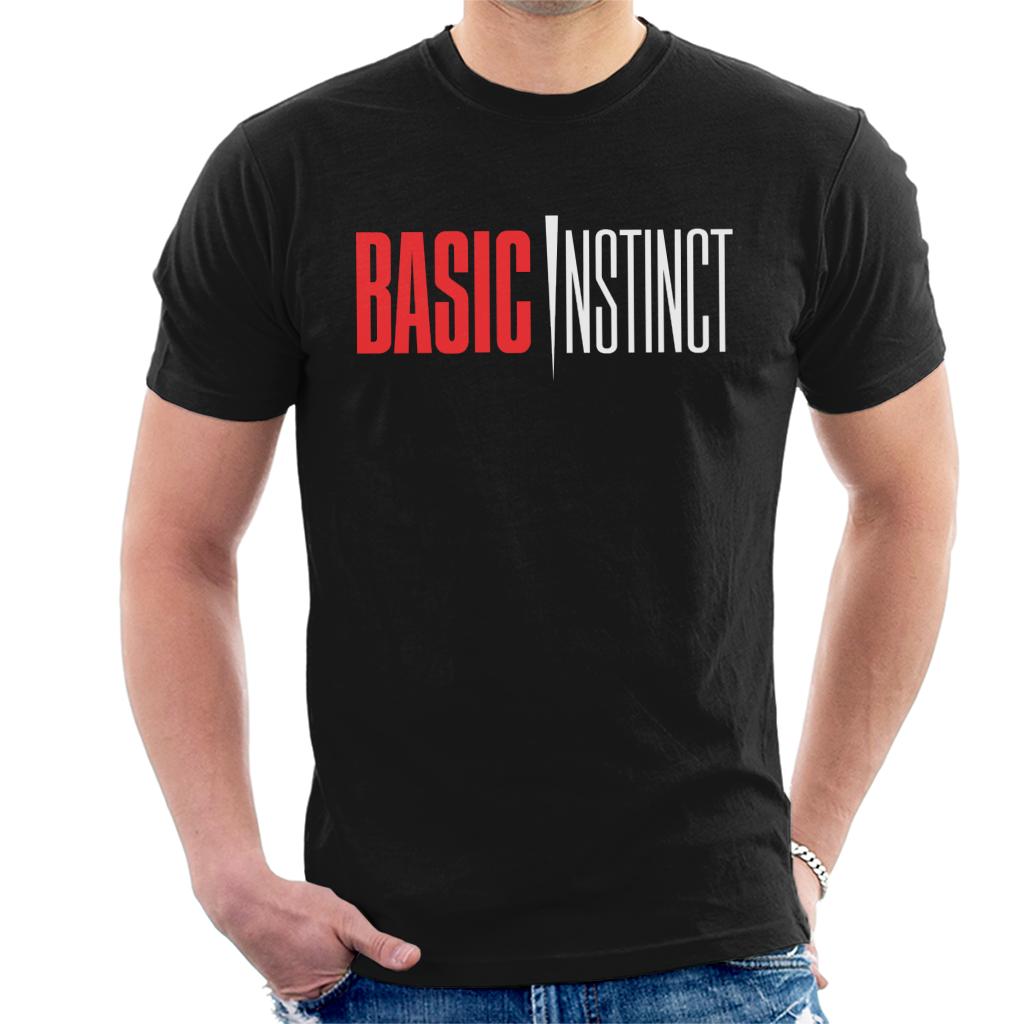 Basic Instinct Red And White Logo Men's T-Shirt product image 1