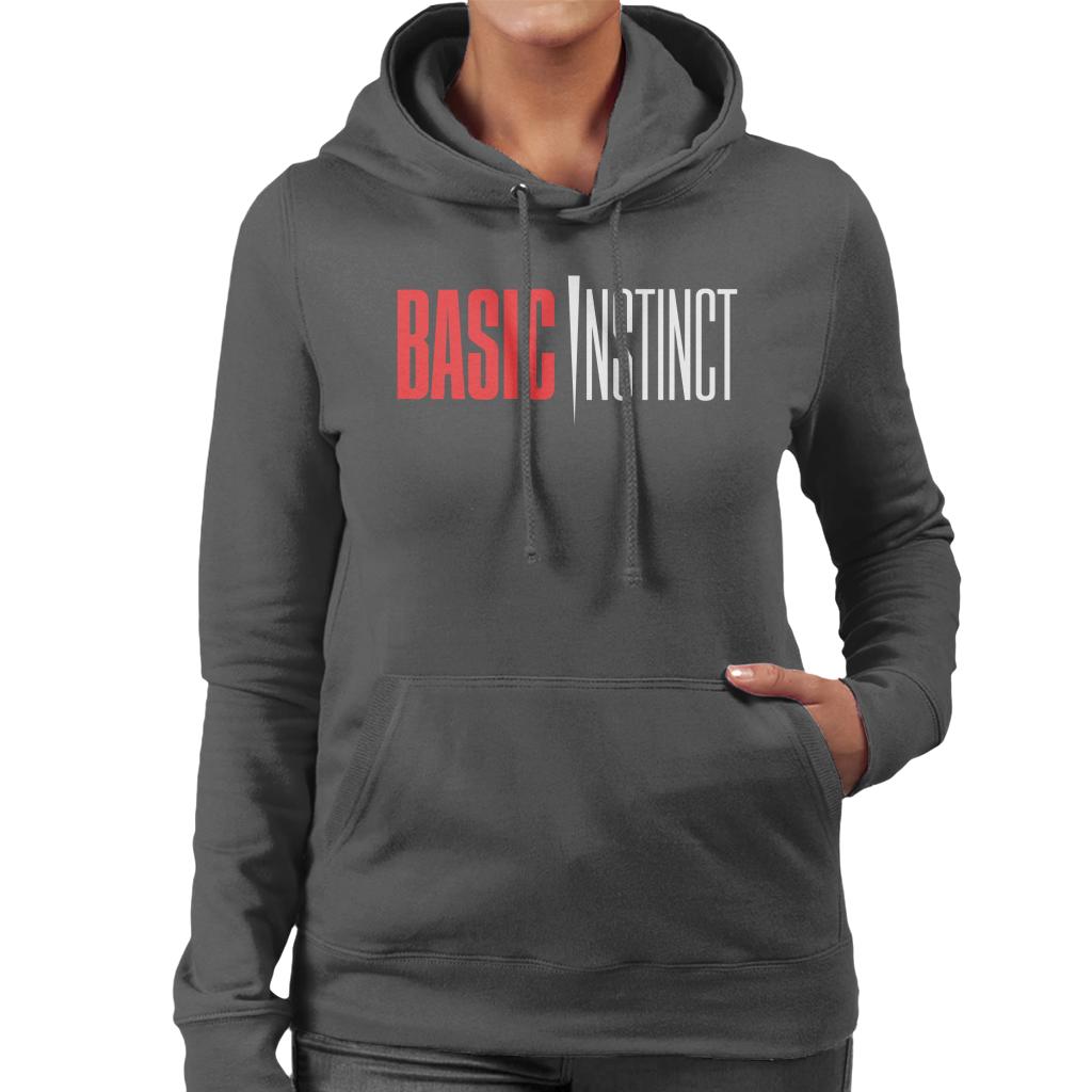 Basic Instinct Red And White Logo Women's Hooded Sweatshirt product image 4