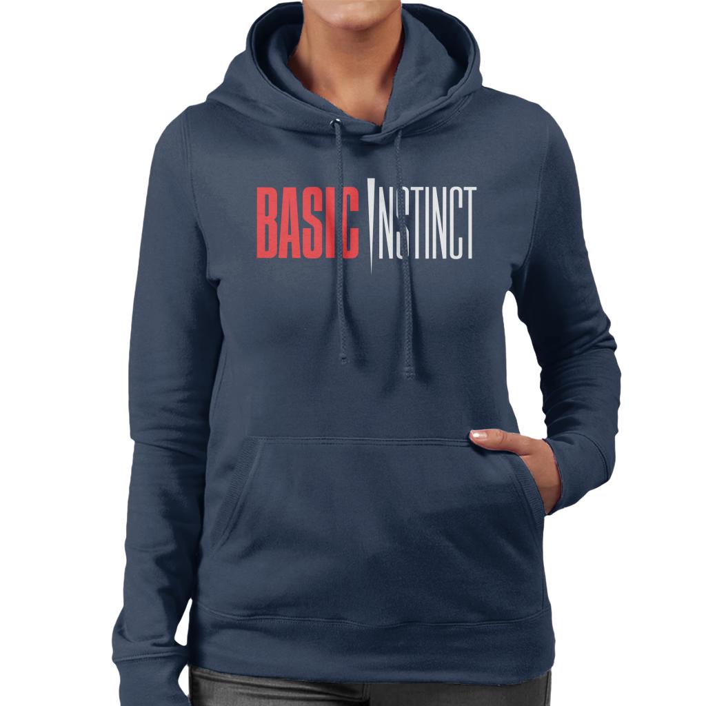 Basic Instinct Red And White Logo Women's Hooded Sweatshirt product image 6