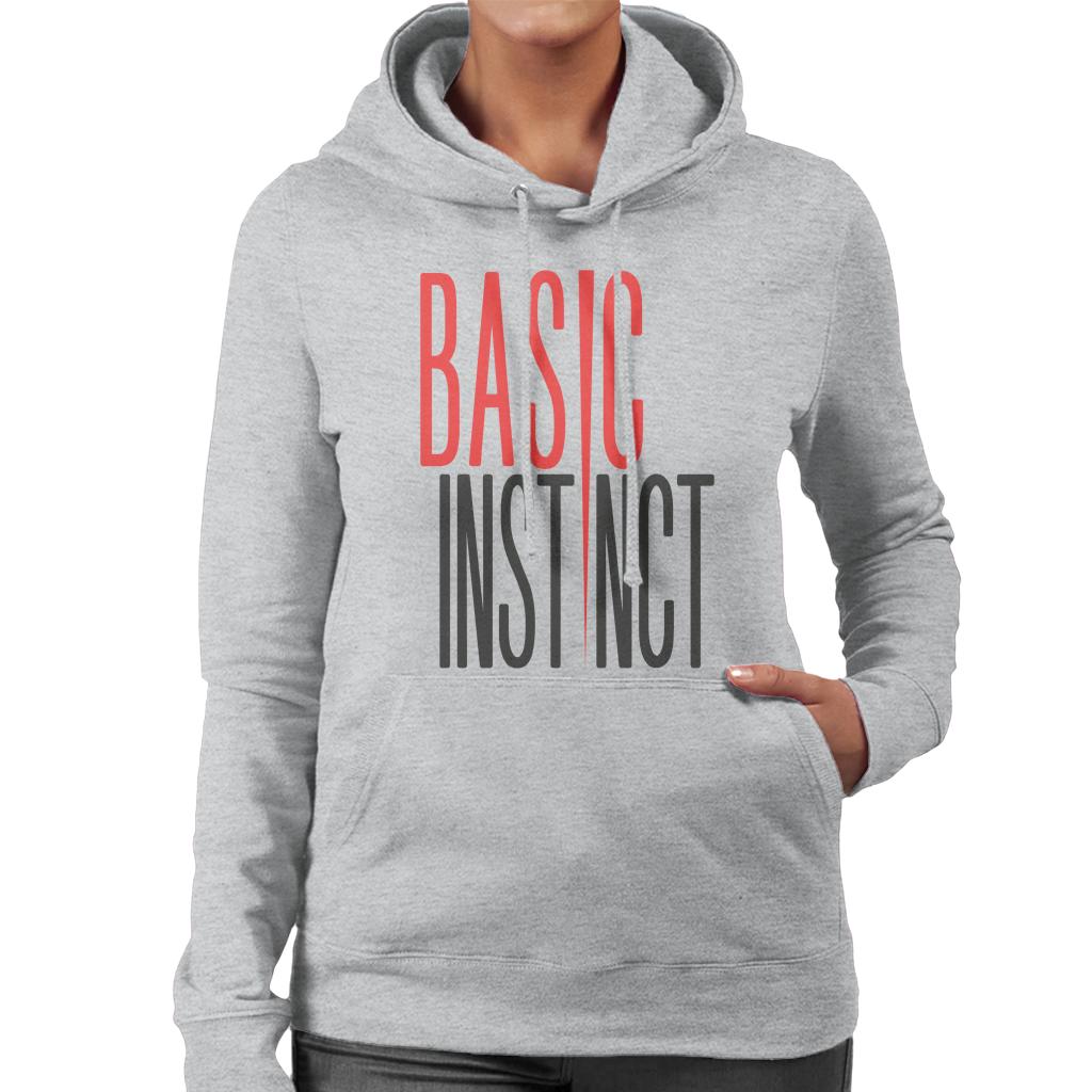 Basic Instinct Ice Pick Logo Women's Hooded Sweatshirt product image 1