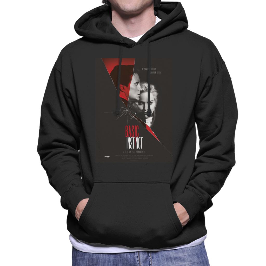 Basic Instinct Poster A Film By Paul Verhoeven Men's Hooded Sweatshirt