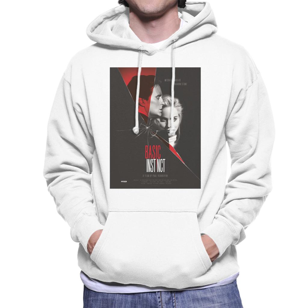 Basic Instinct Poster A Film By Paul Verhoeven Men's Hooded Sweatshirt