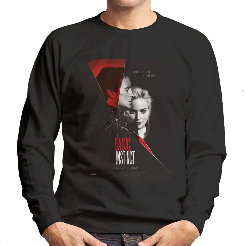 Basic Instinct Poster A Film By Paul Verhoeven Men's Sweatshirt