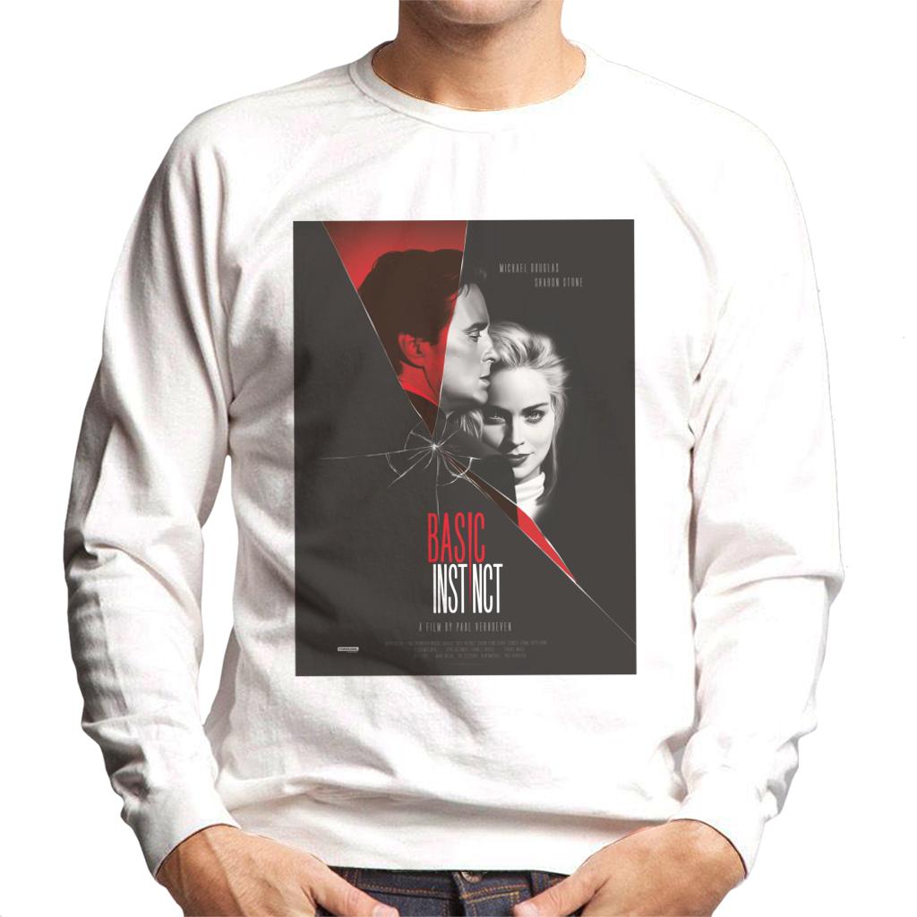 Basic Instinct Poster A Film By Paul Verhoeven Men's Sweatshirt