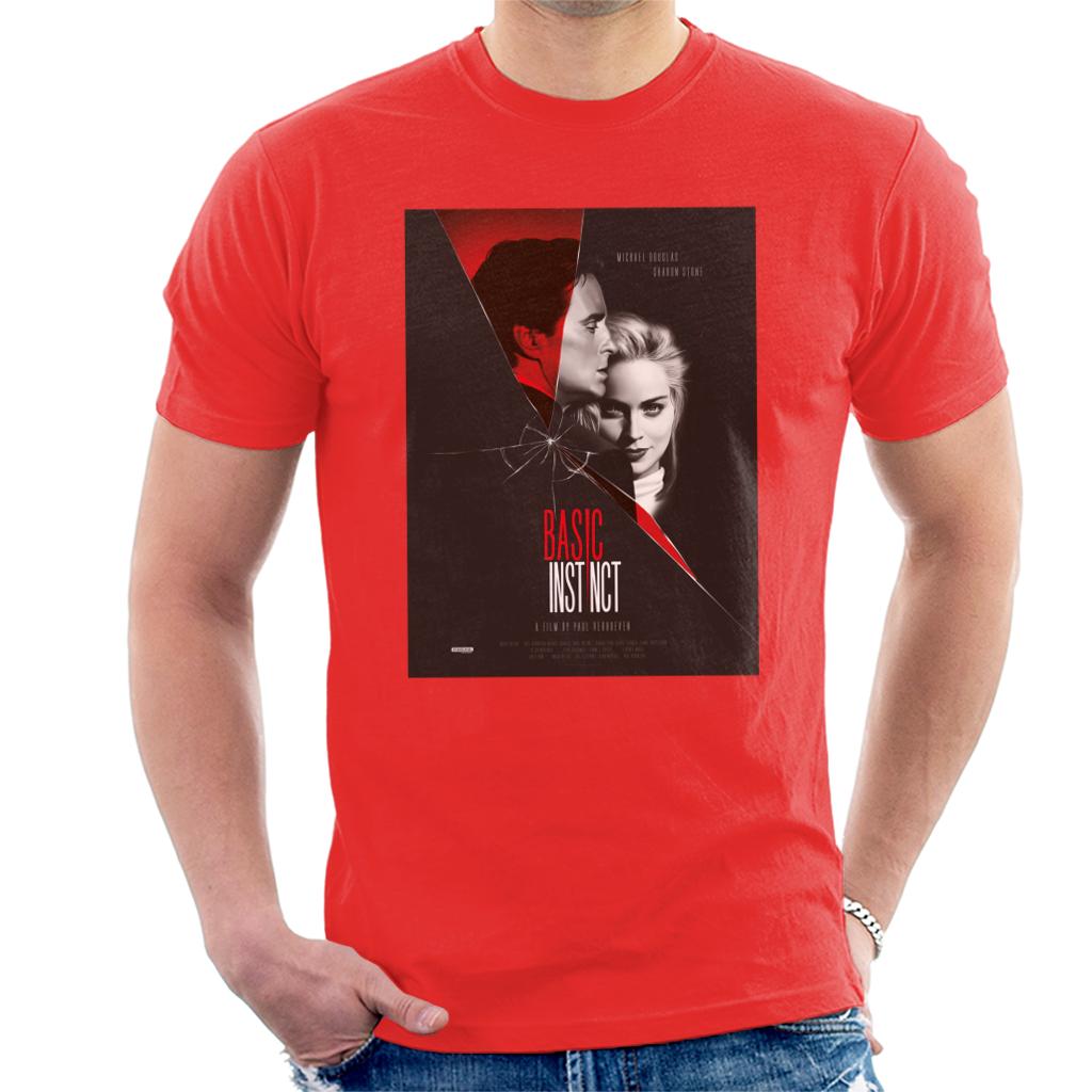 Basic Instinct Poster A Film By Paul Verhoeven Men's T-Shirt