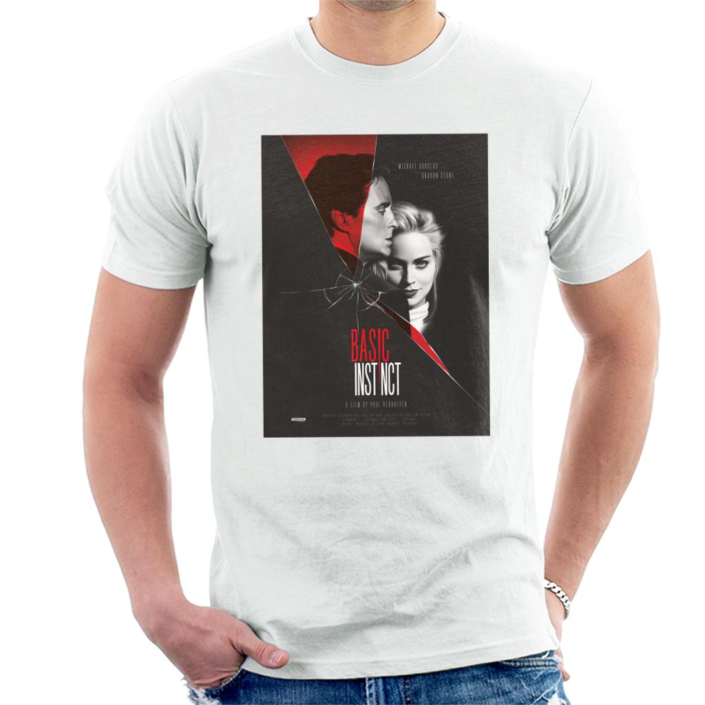 Basic Instinct Poster A Film By Paul Verhoeven Men's T-Shirt