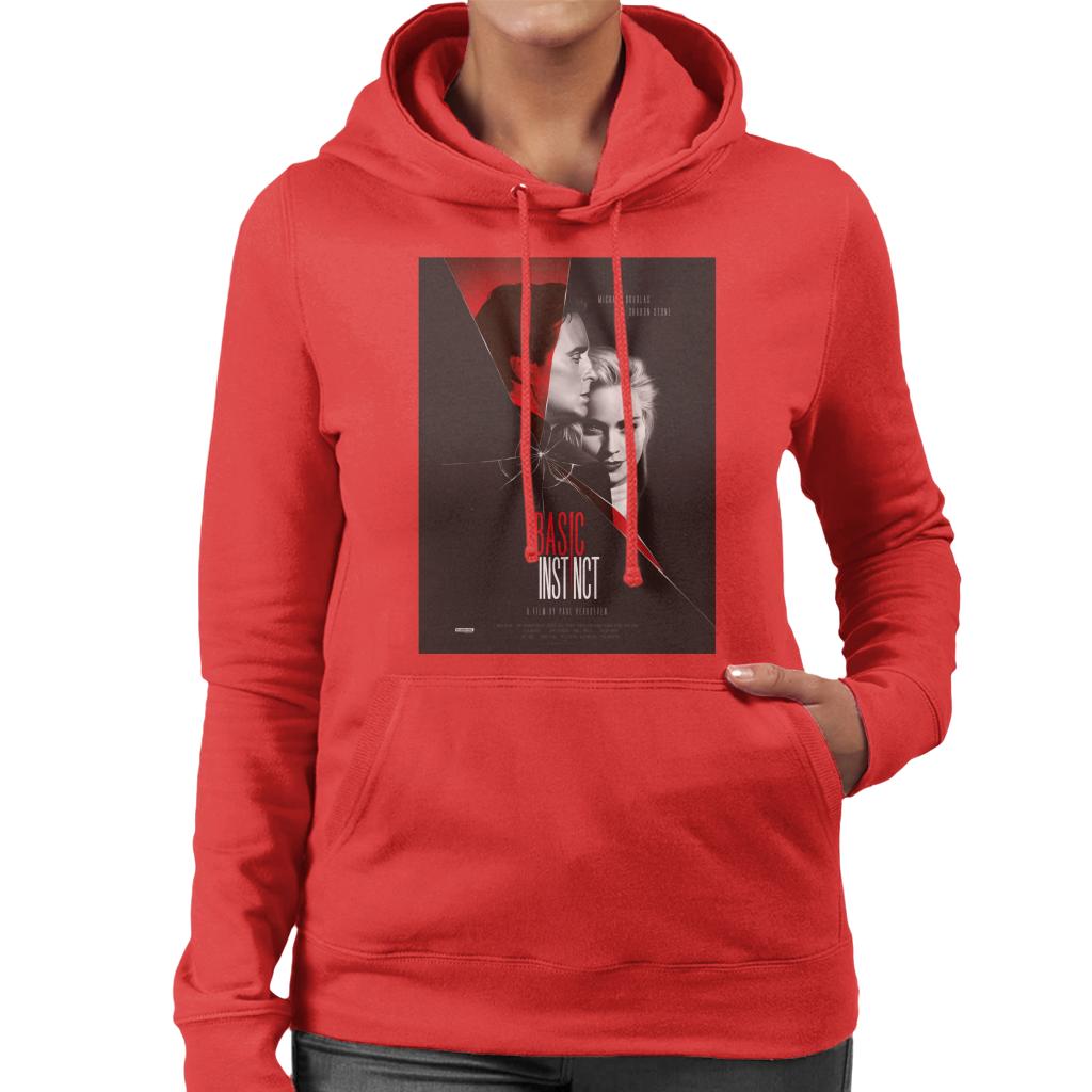 Basic Instinct Poster A Film By Paul Verhoeven Women's Hooded Sweatshirt