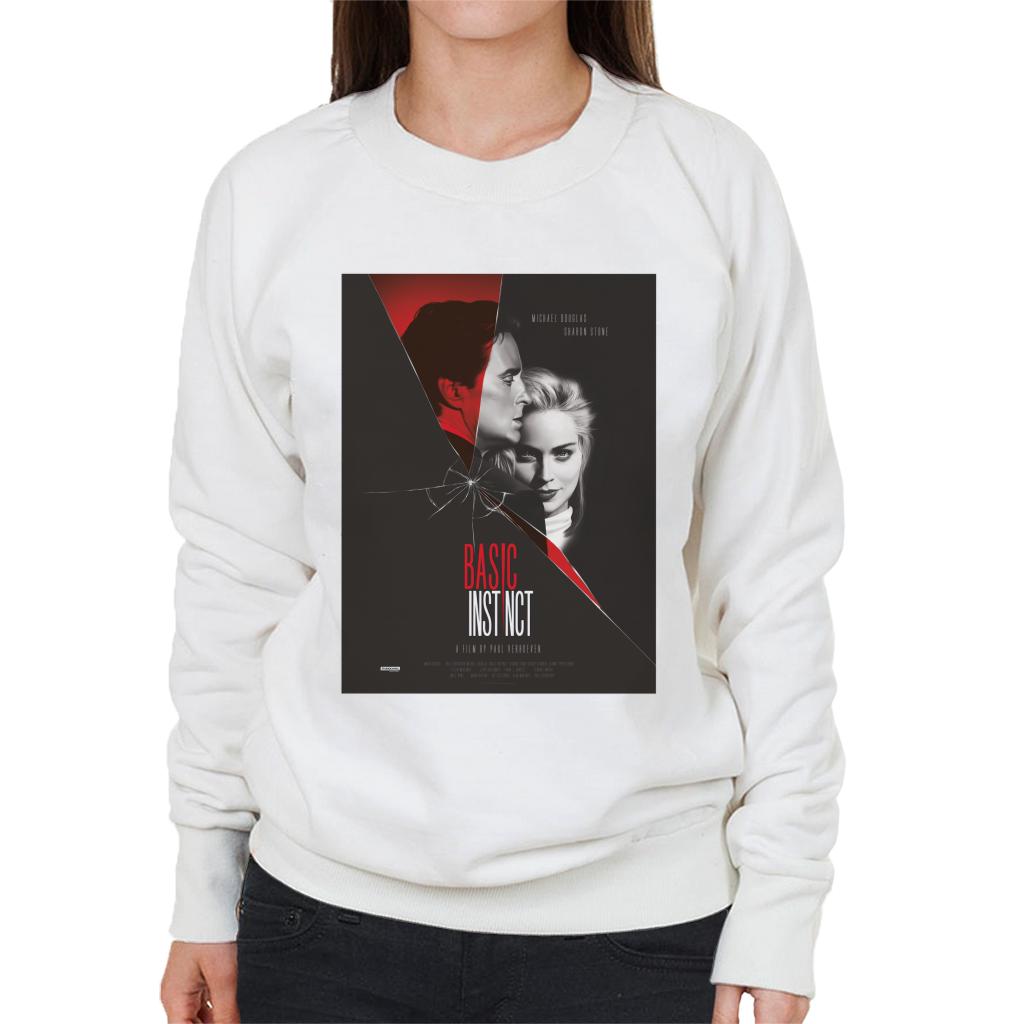 Basic Instinct Poster A Film By Paul Verhoeven Women's Sweatshirt