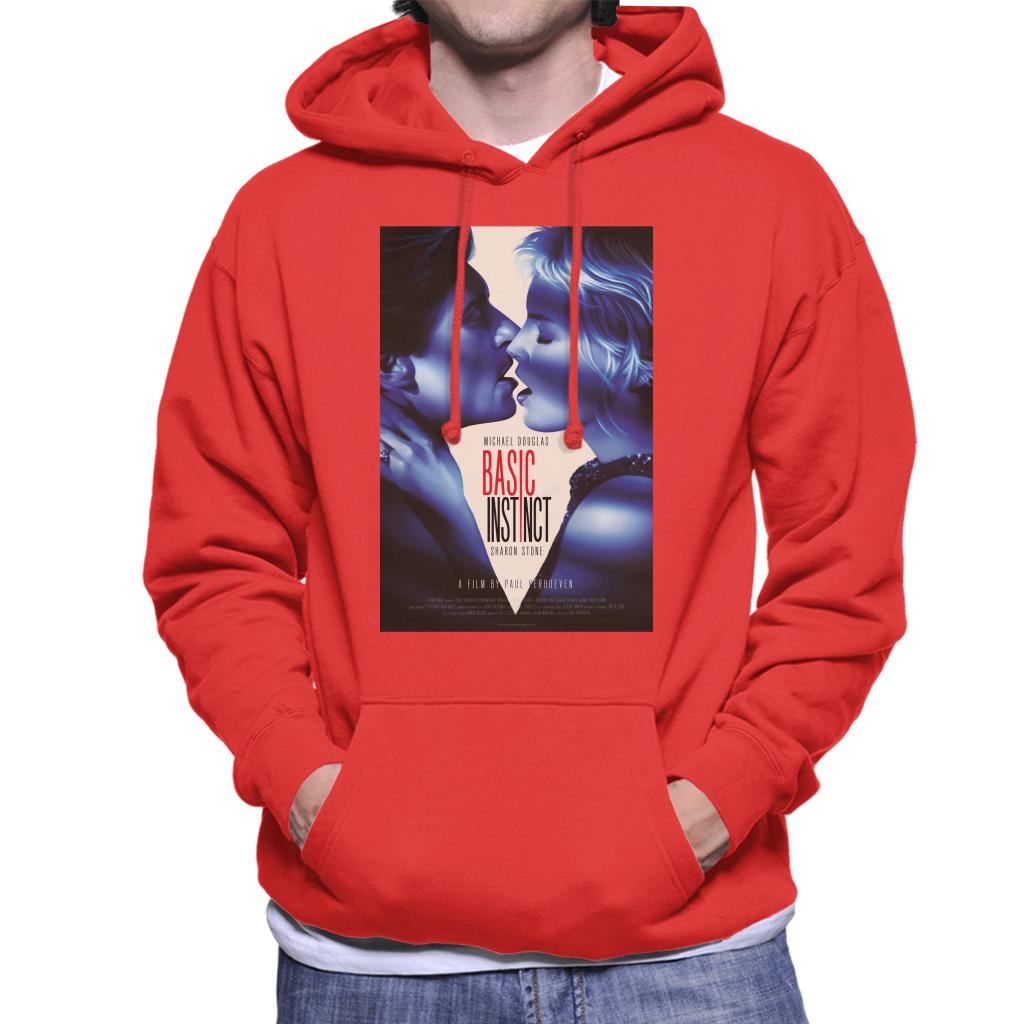 Basic Instinct Catherine And Nick Kiss Men's Hooded product image 4
