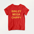 Binley Mega Chippy Yellow Text Kids T-Shirt product image 1