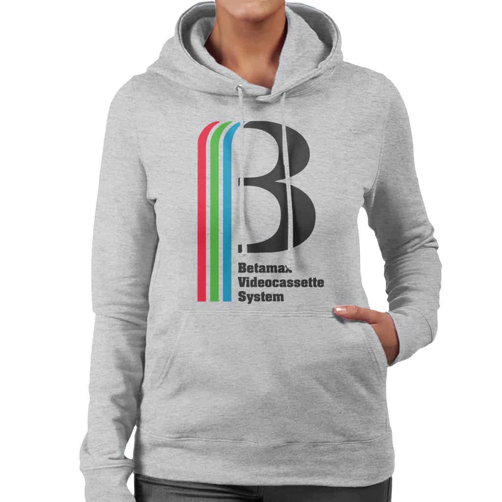 Betamax Videocassette System Women's Hooded Sweatshirt product image 1