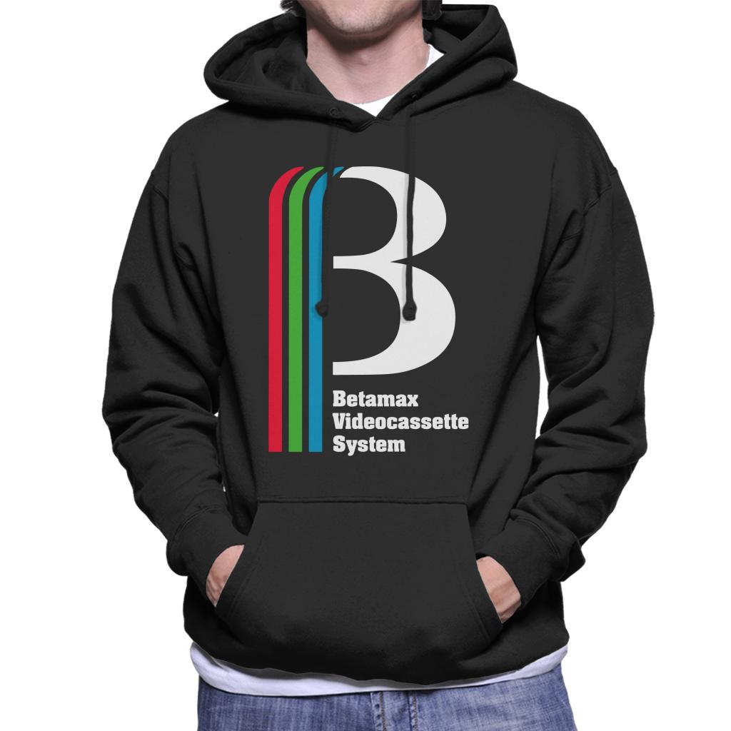 Betamax Videocassette System Logo Men's Hooded Sweatshirt product image 1