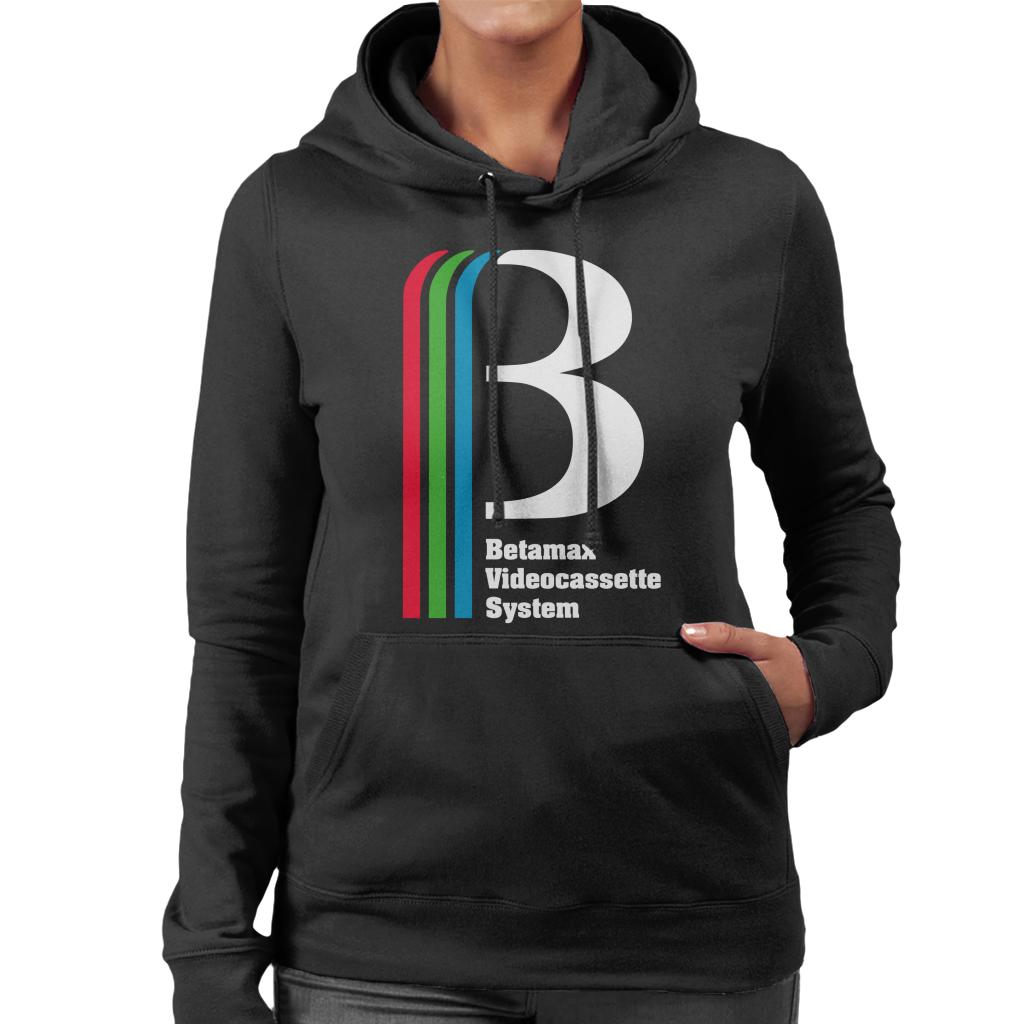 Betamax Videocassette System Logo Women's Hooded Sweatshirt product image 1