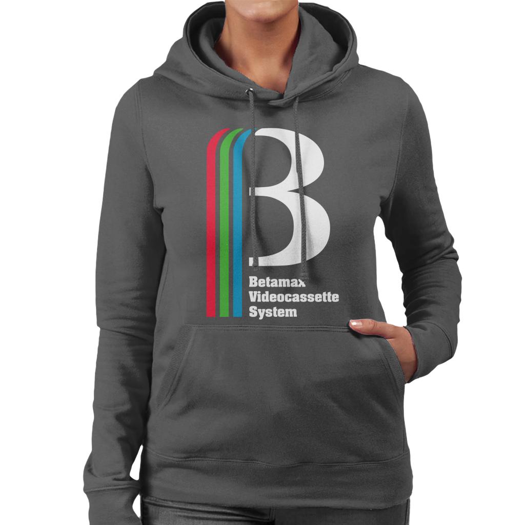 Betamax Videocassette System Logo Women's Hooded Sweatshirt product image 4