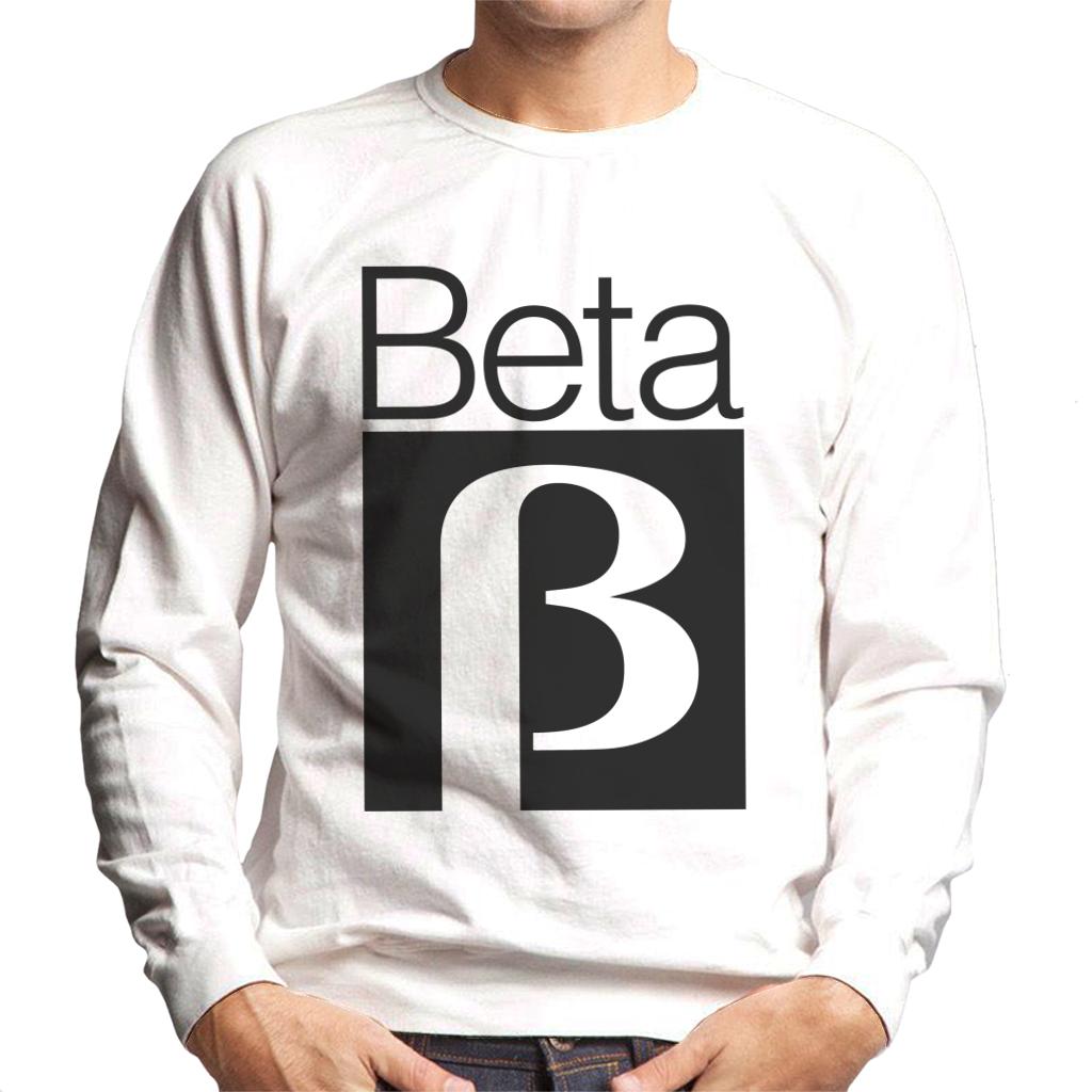 Betamax White B Logo Men's Sweatshirt product image 4