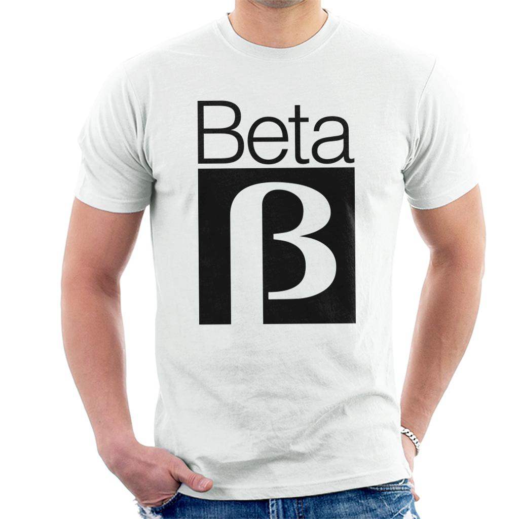 Betamax White B Logo Men's T-Shirt product image 4