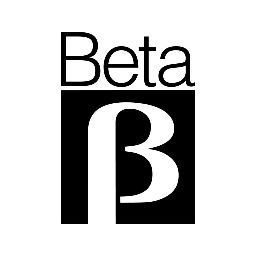Betamax White B Logo Men's Hooded Sweatshirt product image 5