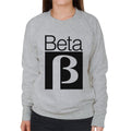 Betamax White B Logo Women's Sweatshirt product image 1