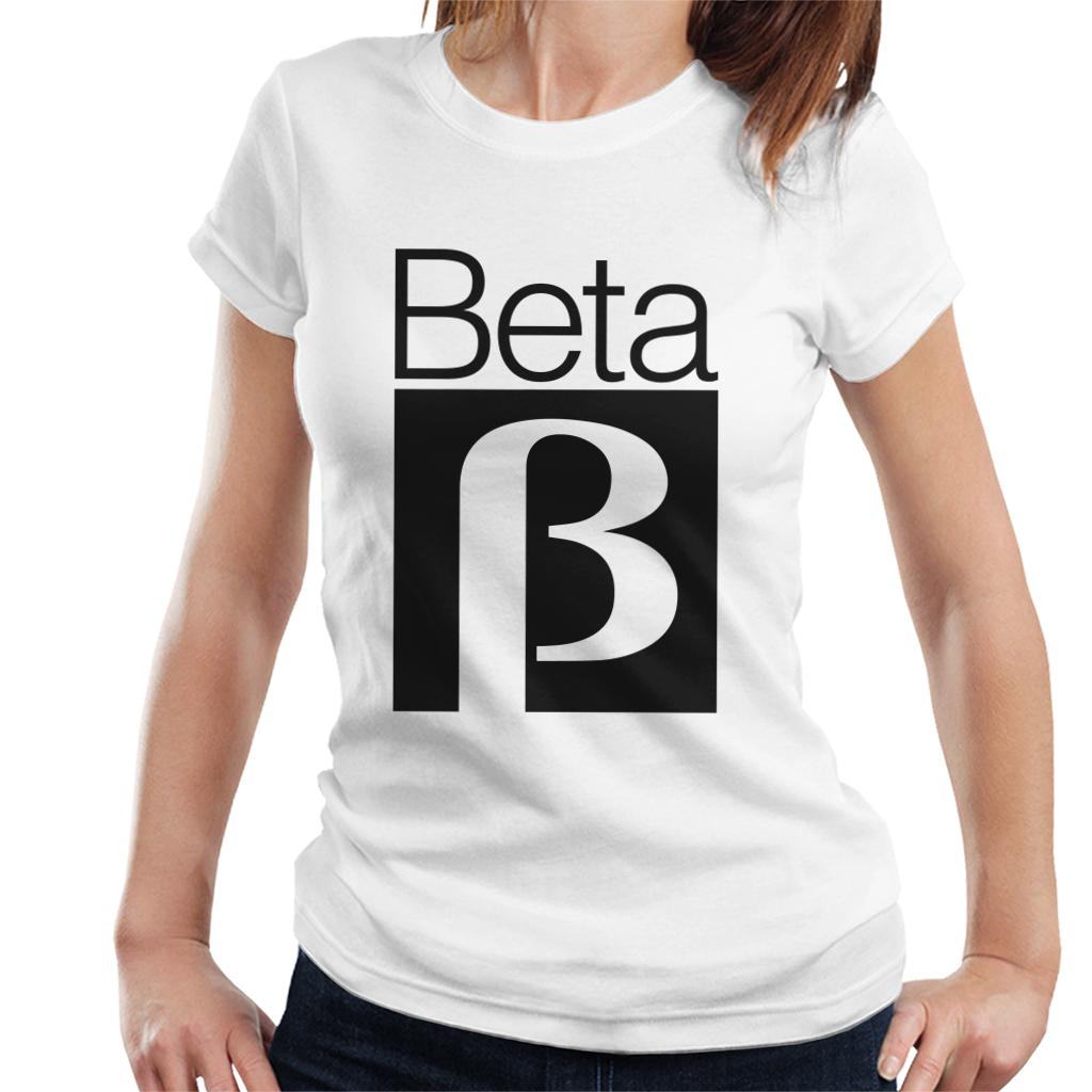 Betamax White B Logo Women's T-Shirt product image 4