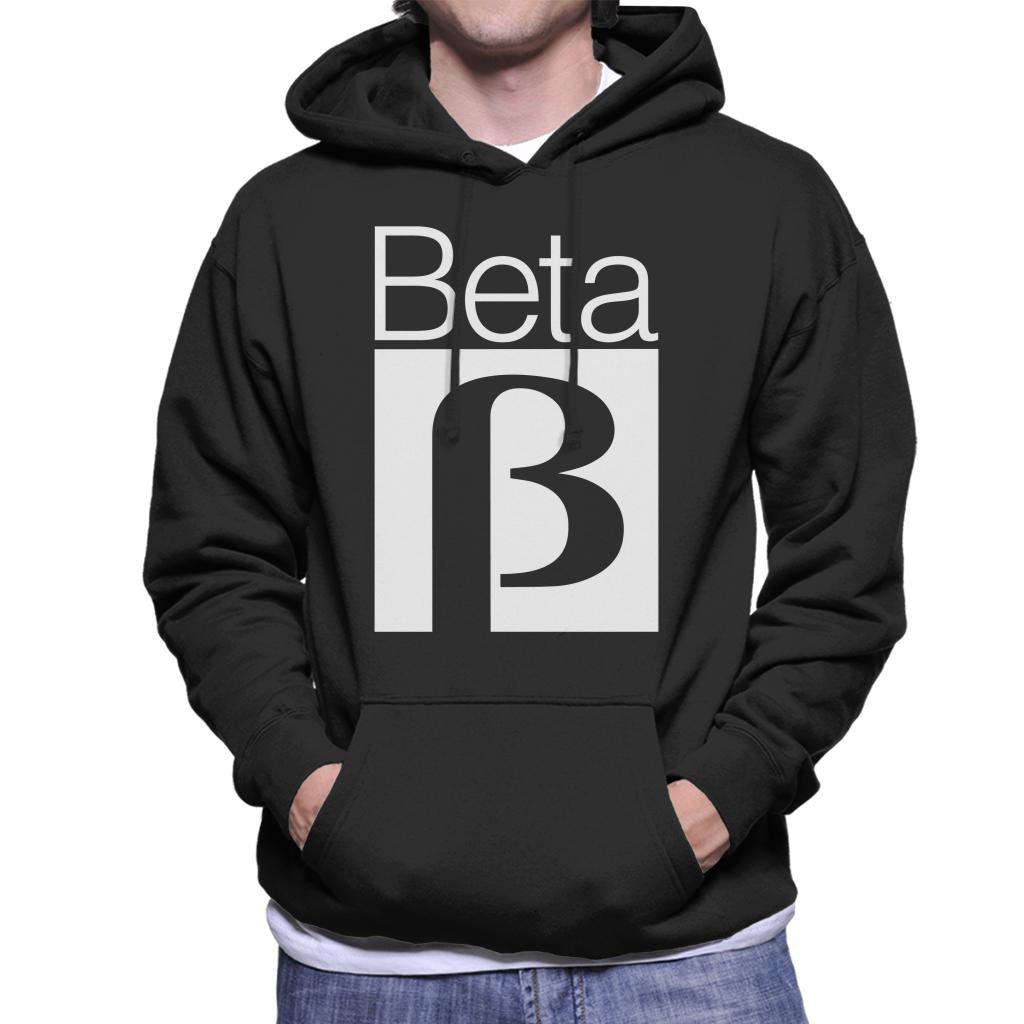 Betamax Black B Logo Men's Hooded Sweatshirt product image 1