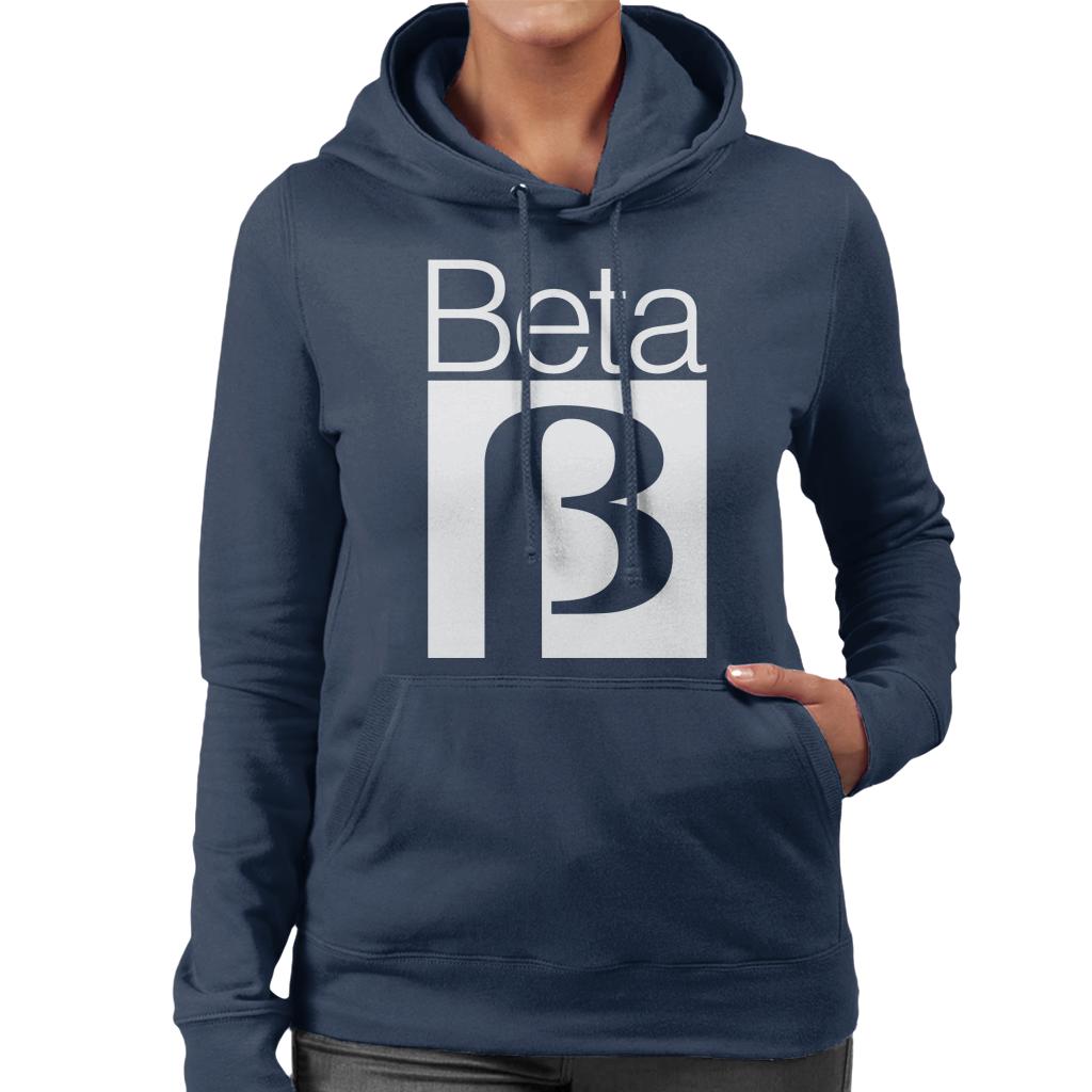 Betamax Black B Logo Women's Hooded Sweatshirt product image 4