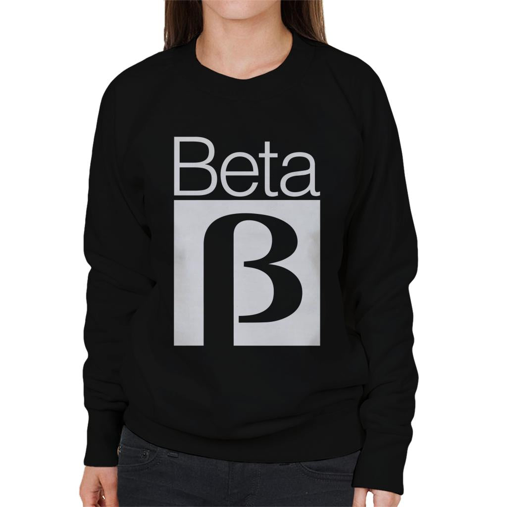 Betamax Black B Logo Women's Sweatshirt product image 1