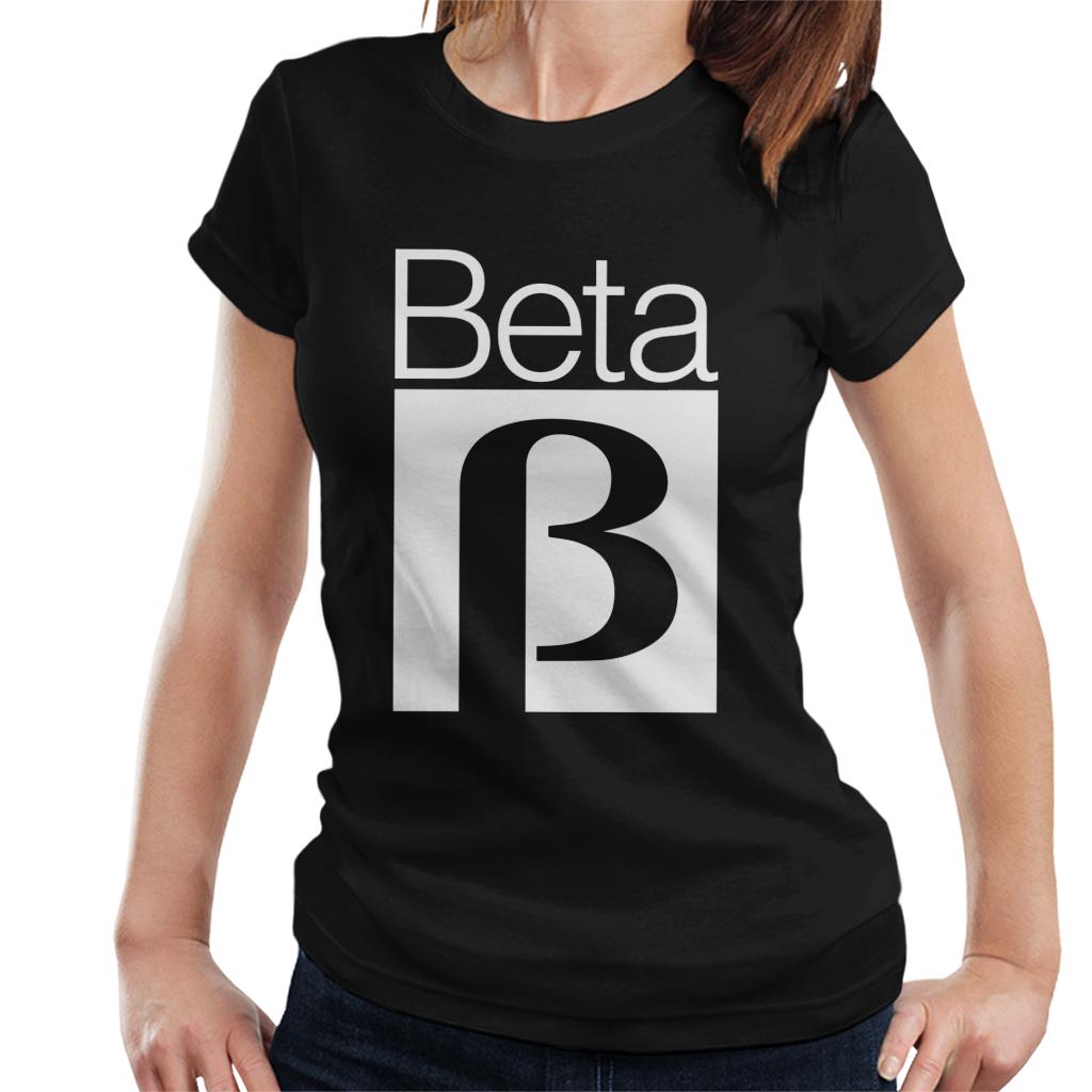 Betamax Black B Logo Women's T-Shirt product image 1