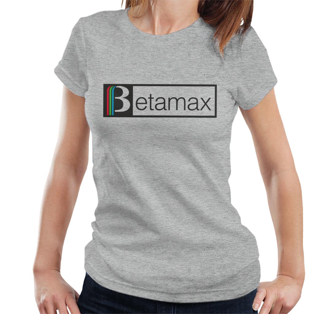 Betamax Red Green And Blue Black B Banner Logo Women's product image 1