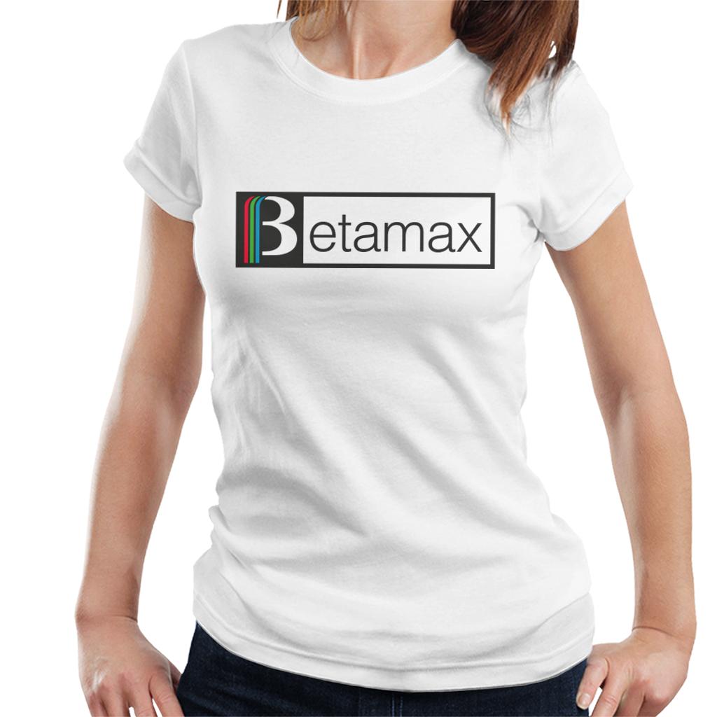 Betamax Red Green And Blue Black B Banner Logo Women's product image 4