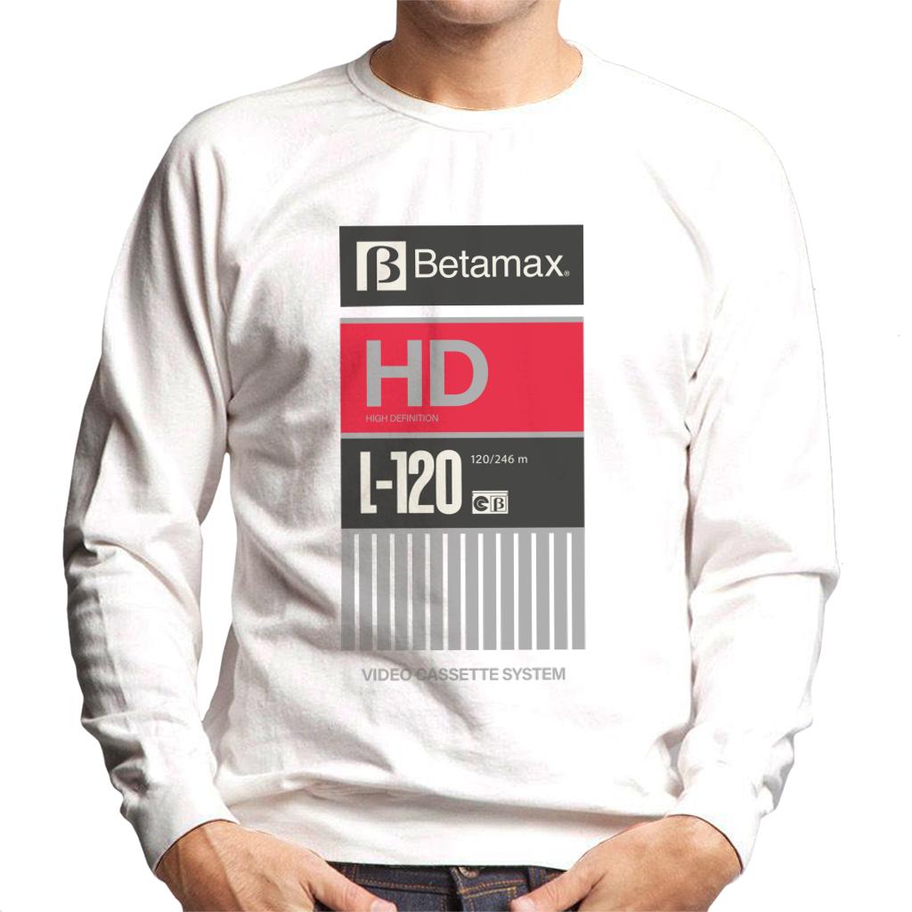 Betamax Black B Logo High Definition L 120 Men's Sweatshirt product image 1