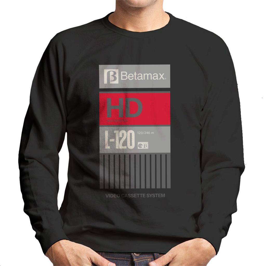 Betamax Grey B Logo High Definition Men's Sweatshirt product image 1