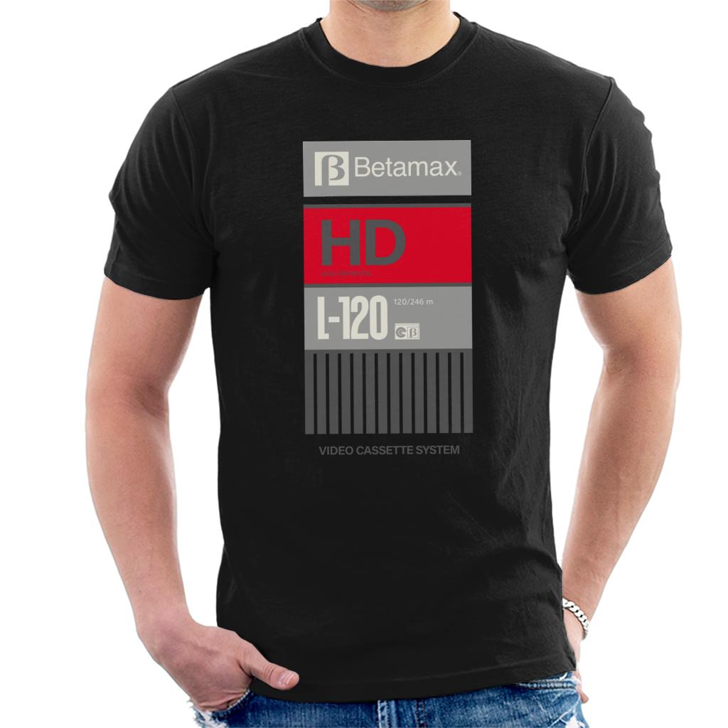 Betamax Grey B Logo High Definition Men's T-Shirt product image 1