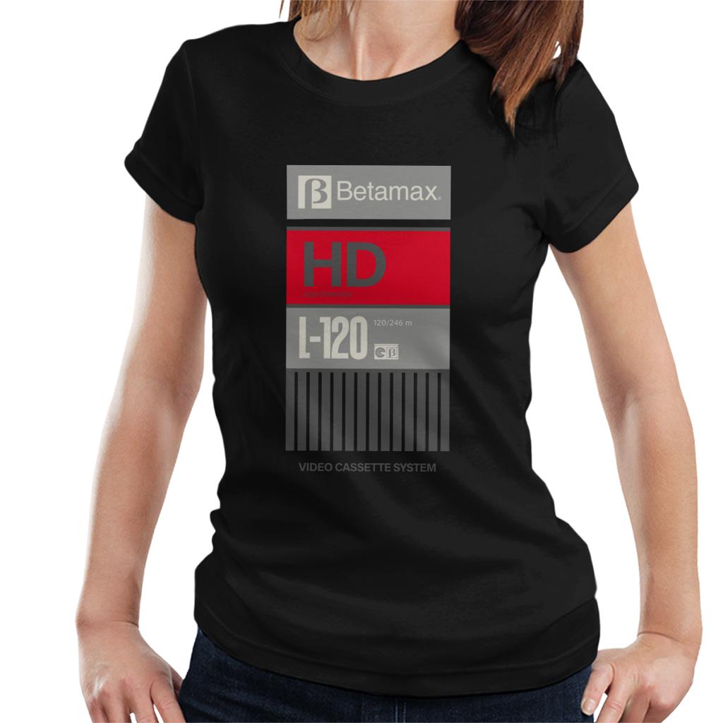 Betamax Grey B Logo High Definition Women's T-Shirt product image 1