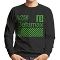 Betamax Green L 750 Video Cassette Men's Sweatshirt product image 1