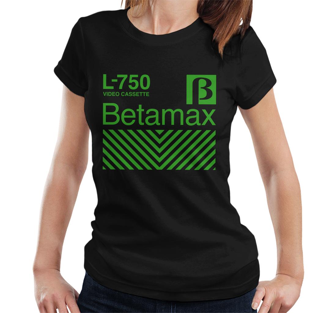 Betamax Green L 750 Video Cassette Women's T-Shirt product image 1