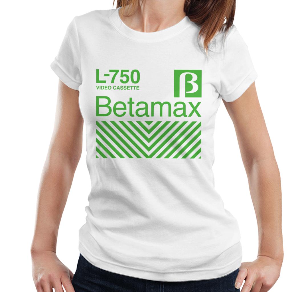 Betamax Green L 750 Video Cassette Women's T-Shirt product image 4