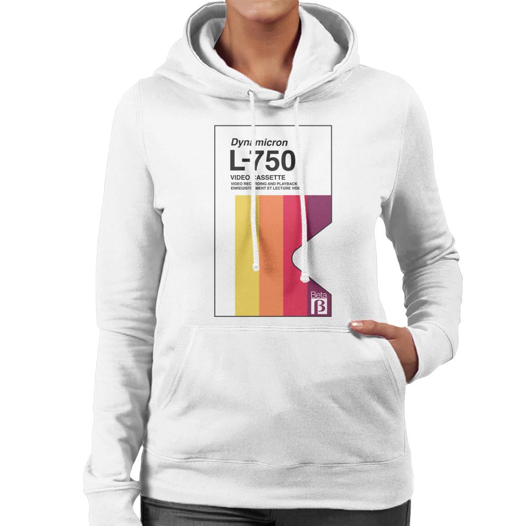 Betamax Dynamicron L 750 Video Cassette Women's Hooded product image 4