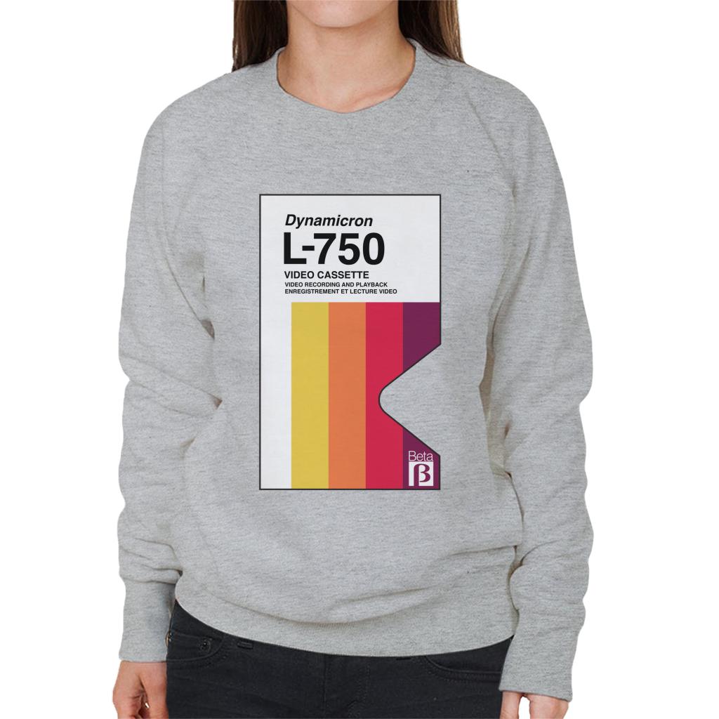 Betamax Dynamicron L 750 Video Cassette Women's Sweatshirt product image 1