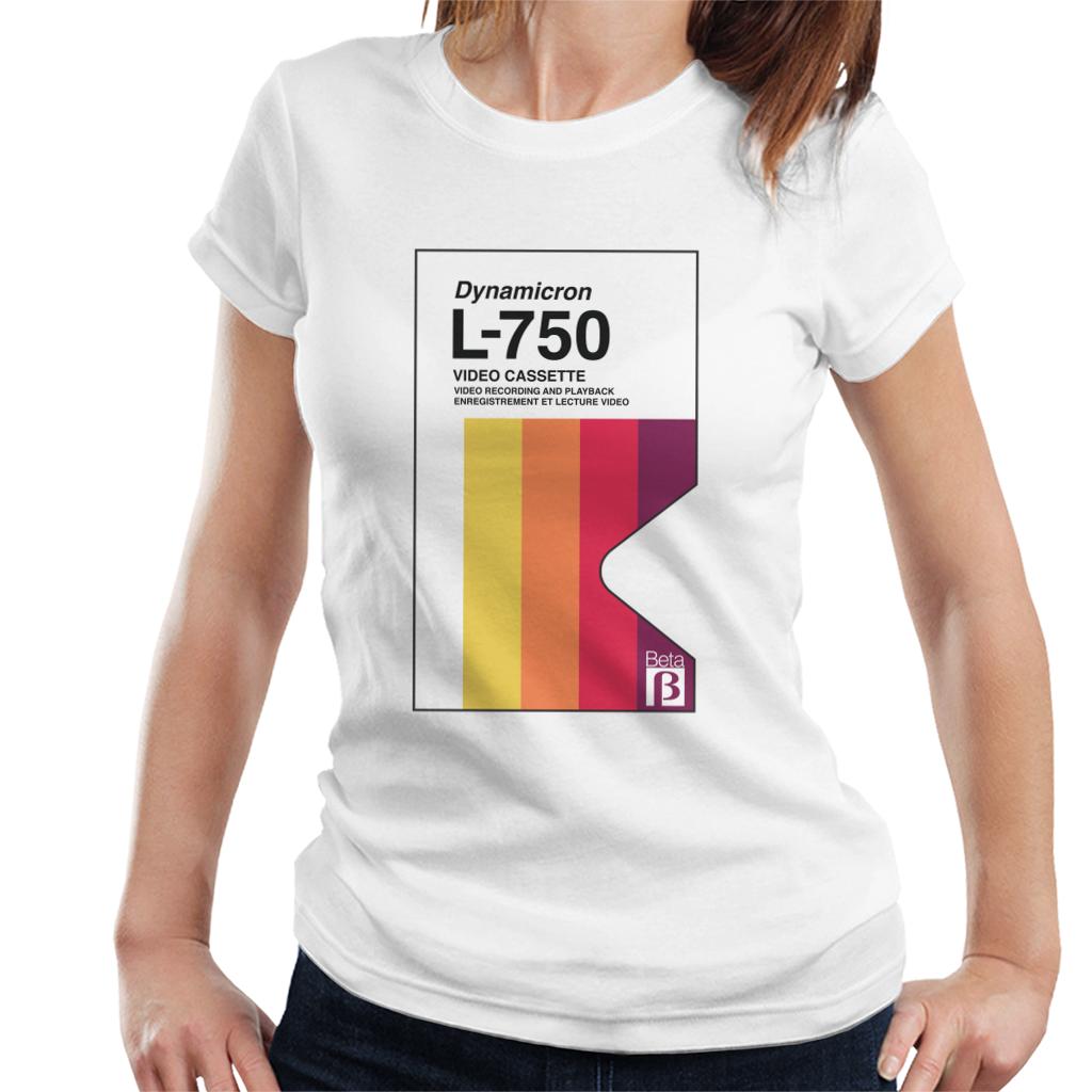 Betamax Dynamicron L 750 Video Cassette Women's T-Shirt product image 4