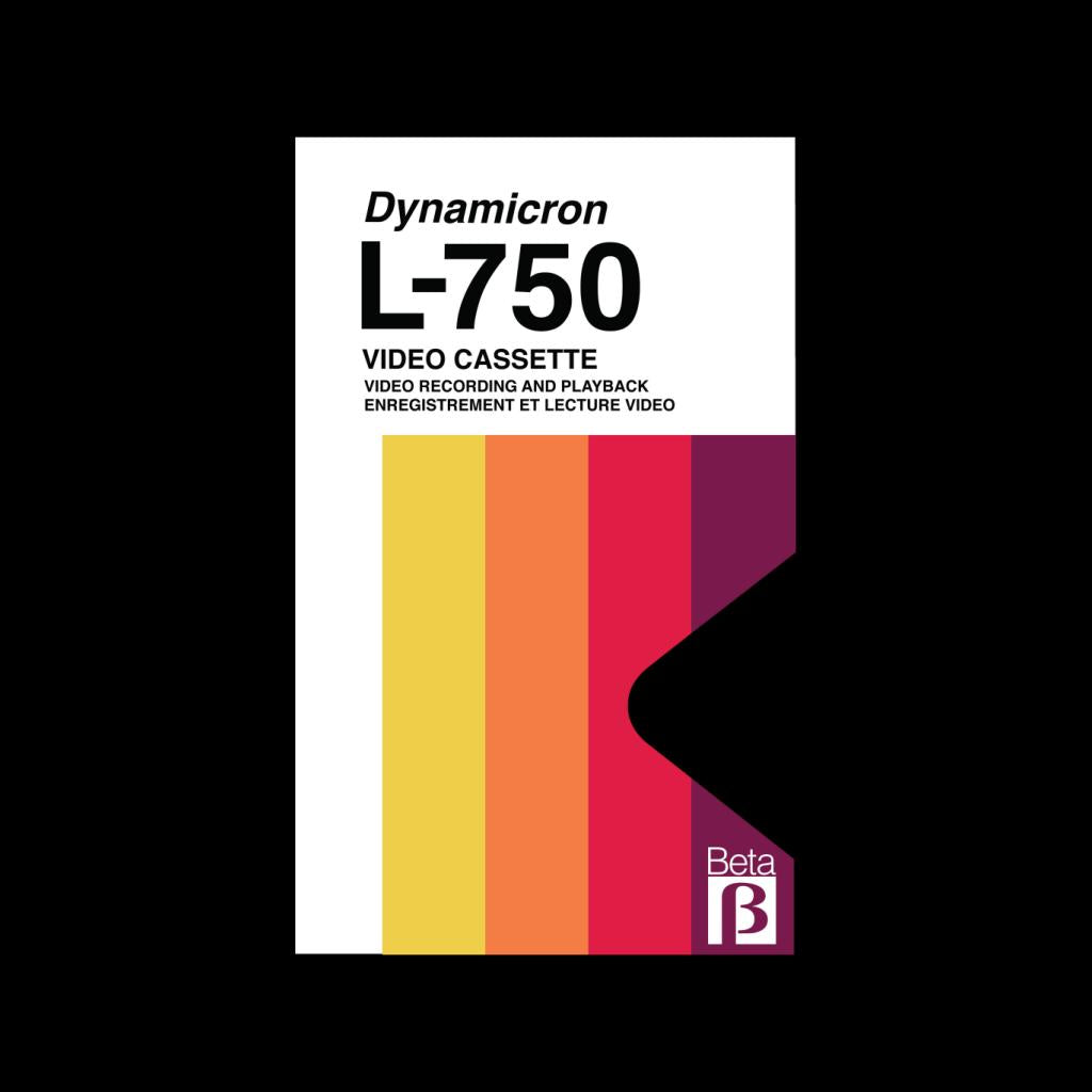 Betamax Dynamicron L 750 Video Cassette Multicolour Stripe product image 2