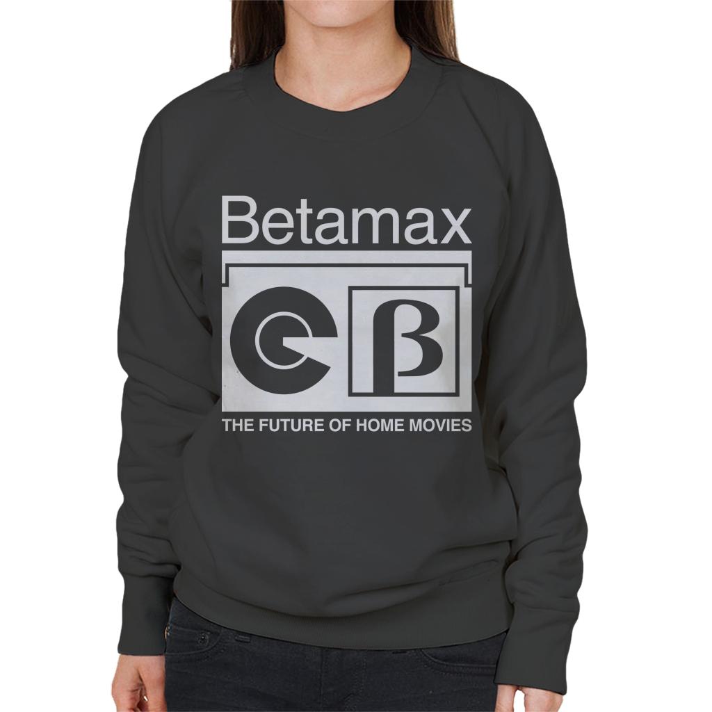 Betamax B Logo The Future Of Home Movies Women's Sweatshirt product image 4