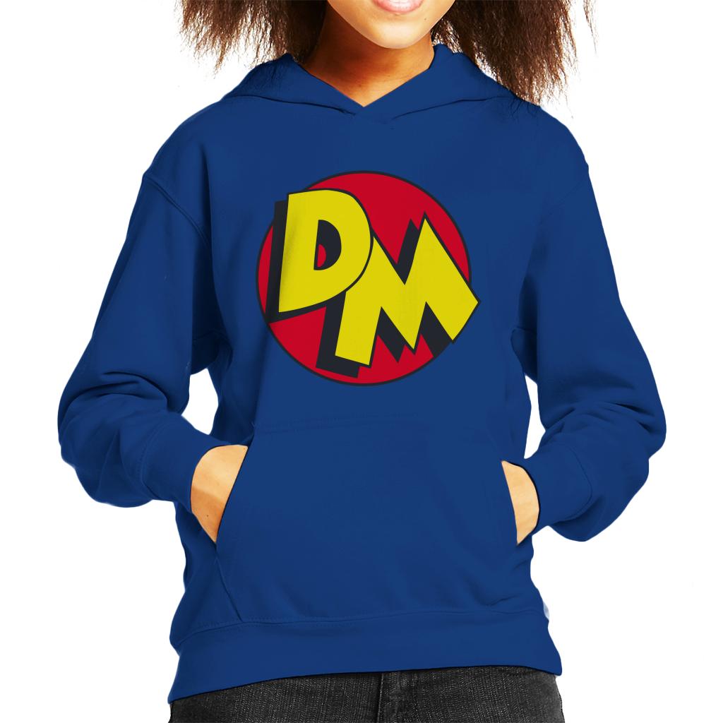 Danger Mouse Initials Logo Kid's Hooded Sweatshirt product image 4