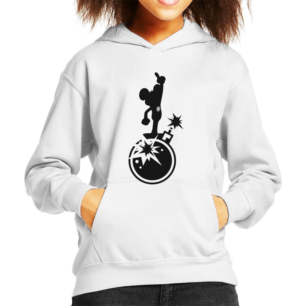 Danger Mouse Explosion Silhouette Kid's Hooded Sweatshirt product image 4