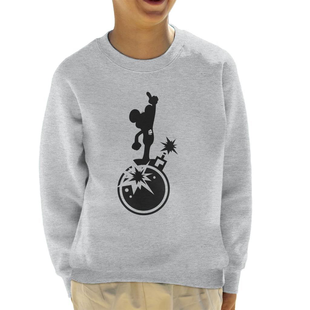 Danger Mouse Explosion Silhouette Kid's Sweatshirt product image 1